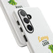 Cute 'Larry the Lazy Leek' Phone Case – Funny Vegetable Cartoon Tough Case, 