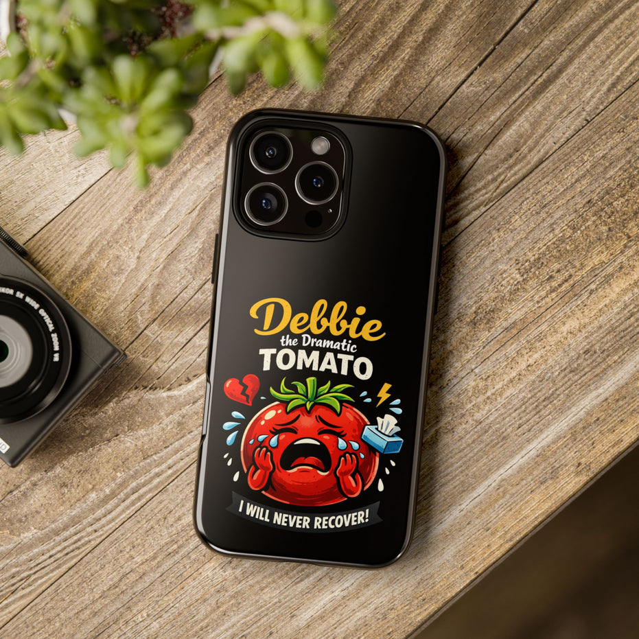 Debbie the Dramatic Tomato Phone Case — Funny Cute Protective iPhone Cover