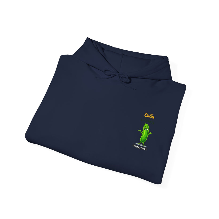 Colin the Unbothered Cucumber | Funny Vegetable Hoodie