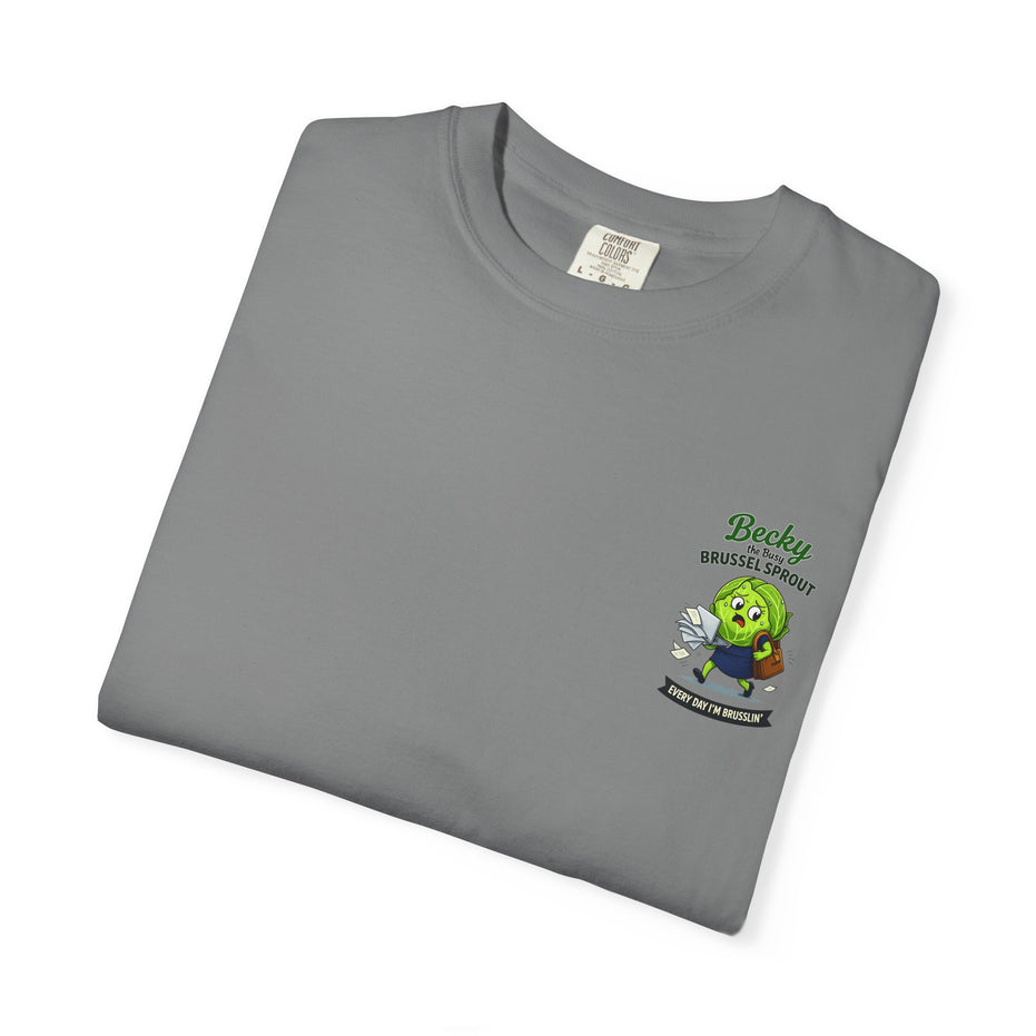 Becky the Busy Brussel Sprout | Funny Vegetable T Shirt