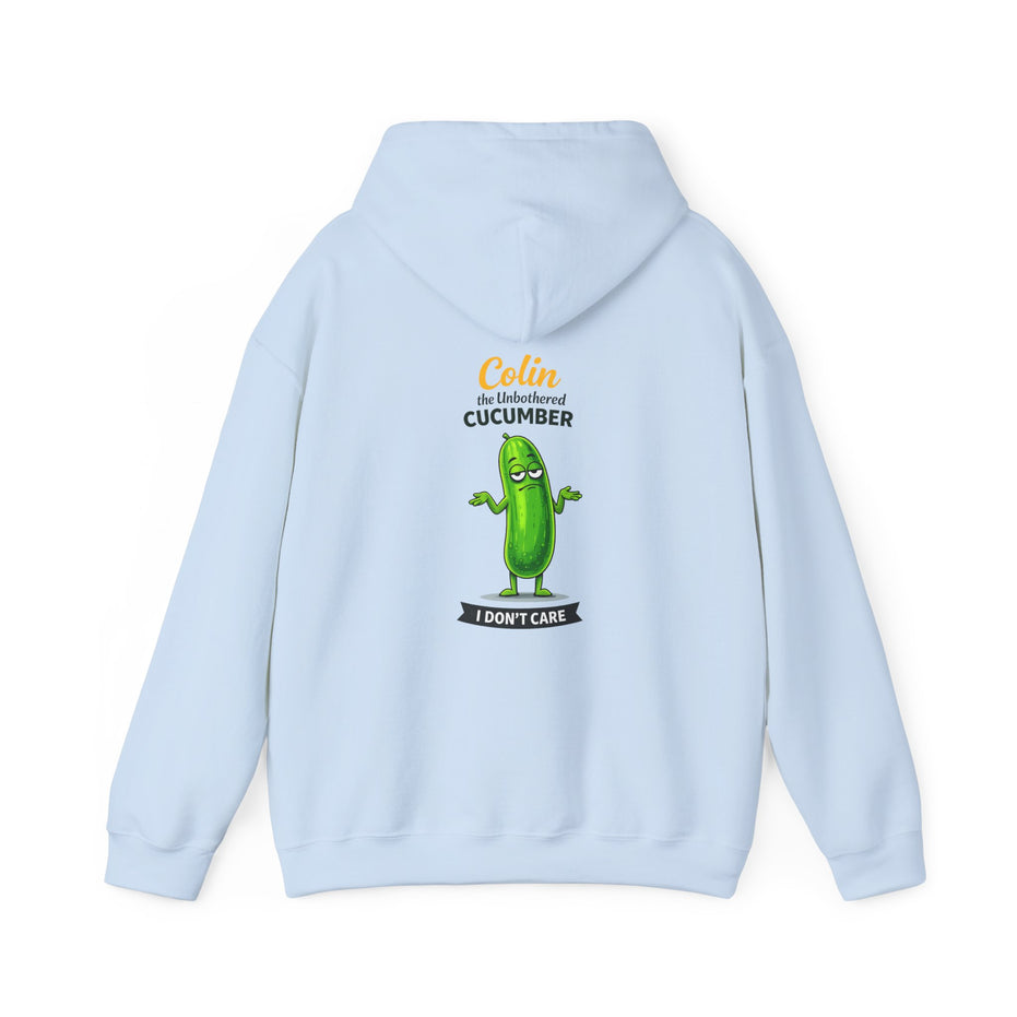 Colin the Unbothered Cucumber | Funny Vegetable Hoodie