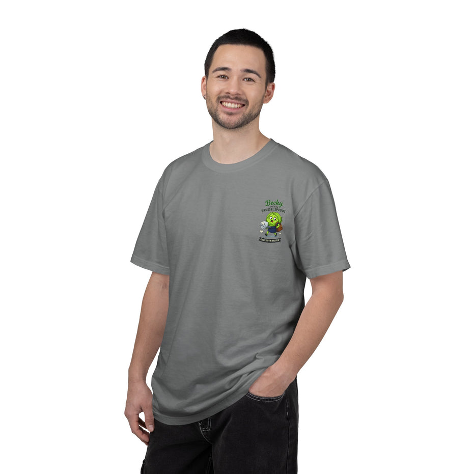 Becky the Busy Brussel Sprout | Funny Vegetable T Shirt