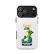 Cute 'Larry the Lazy Leek' Phone Case – Funny Vegetable Cartoon Tough Case, 