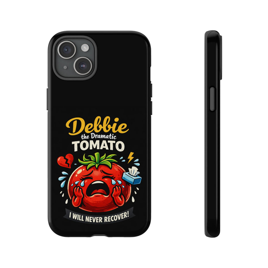 Debbie the Dramatic Tomato Phone Case — Funny Cute Protective iPhone Cover