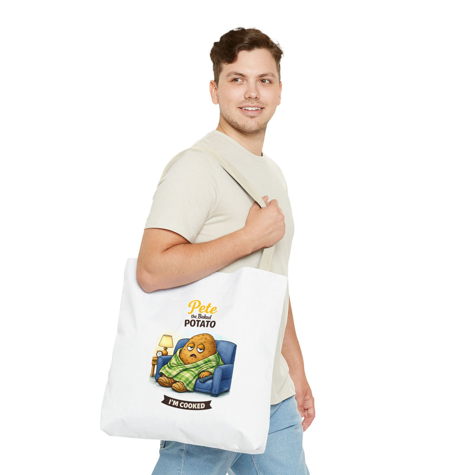 Pete the Baked Potato | Funny Vegetable Tote Bag