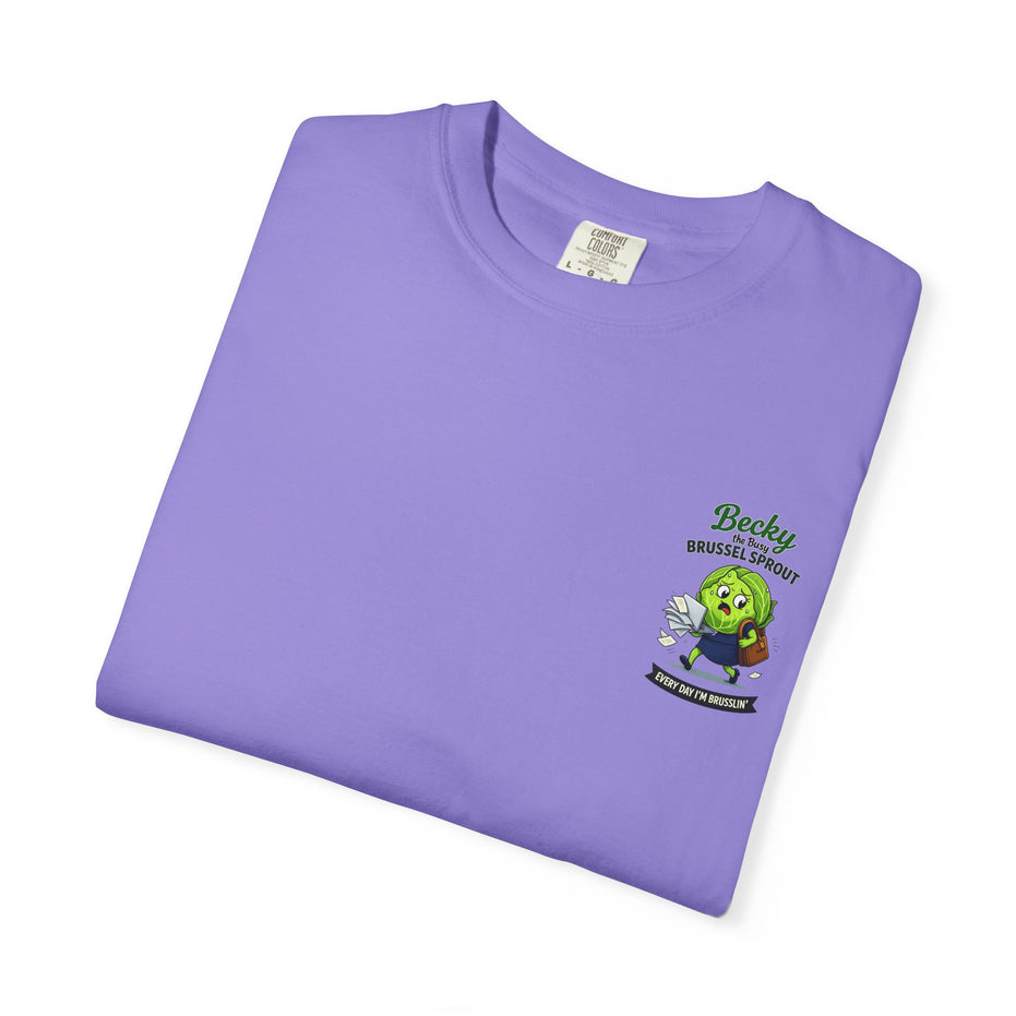 Becky the Busy Brussel Sprout | Funny Vegetable T Shirt