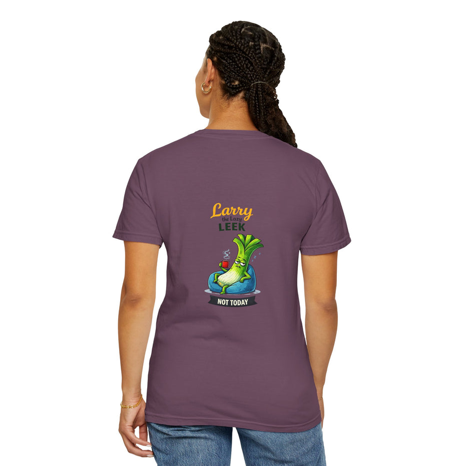 Larry the Lazy Leek | Funny Vegetable T Shirt