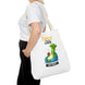 Larry the Lazy Leek | Funny Vegetable Tote Bag