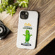 Colin the Unbothered Cucumber Phone Case — “I Don’t Care” Funny Cute Protective Case