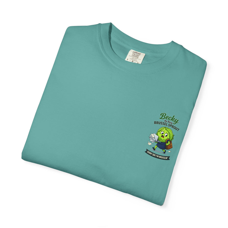 Becky the Busy Brussel Sprout | Funny Vegetable T Shirt