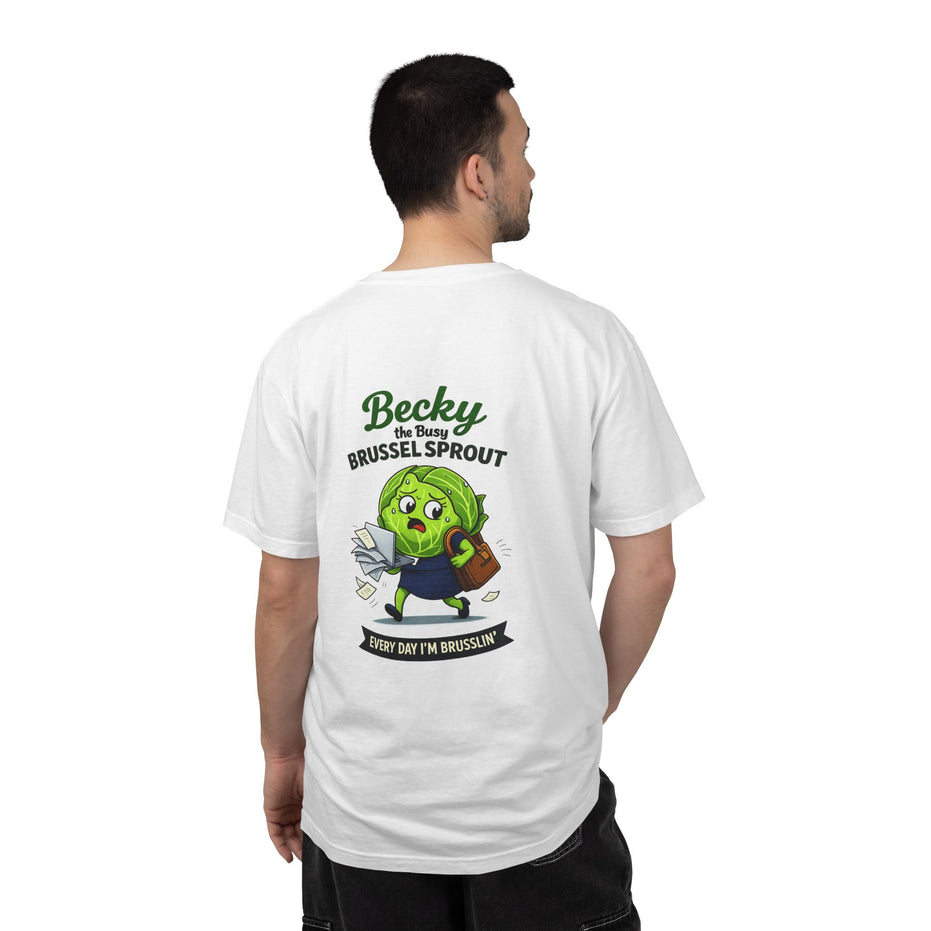 Becky the Busy Brussel Sprout | Funny Vegetable T Shirt