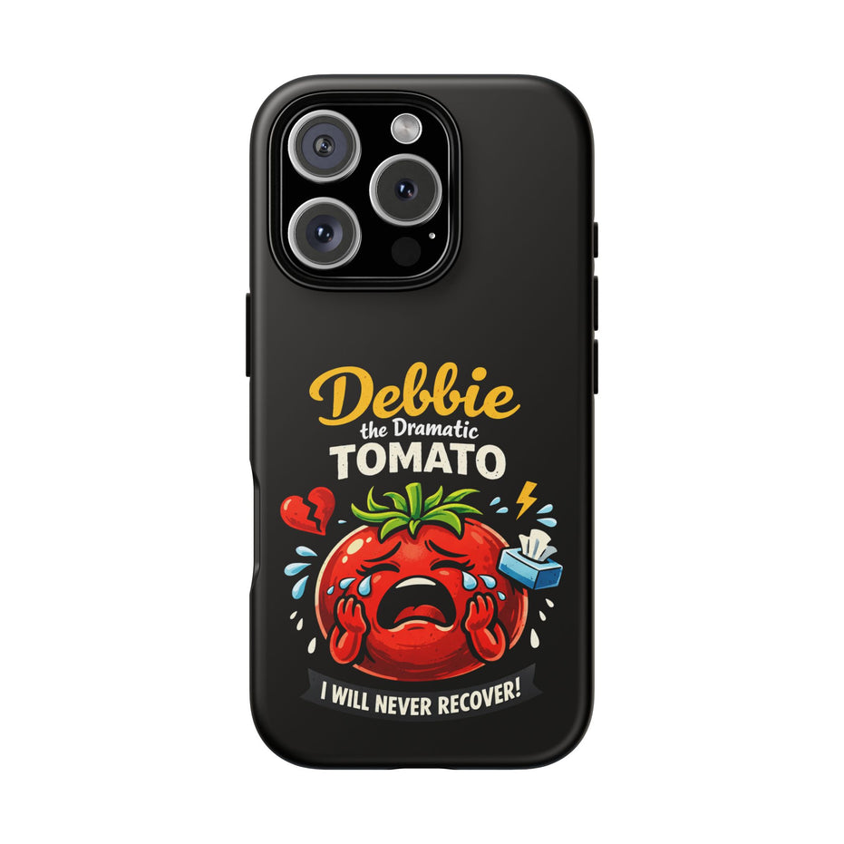 Debbie the Dramatic Tomato Phone Case — Funny Cute Protective iPhone Cover