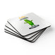Colin the Unbothered Cucumber | Funny Vegetable Coaster Set