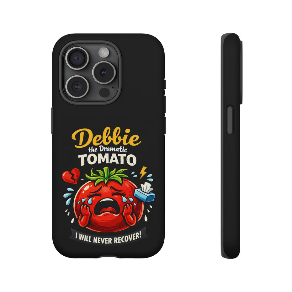 Debbie the Dramatic Tomato Phone Case — Funny Cute Protective iPhone Cover