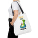 Larry the Lazy Leek | Funny Vegetable Tote Bag