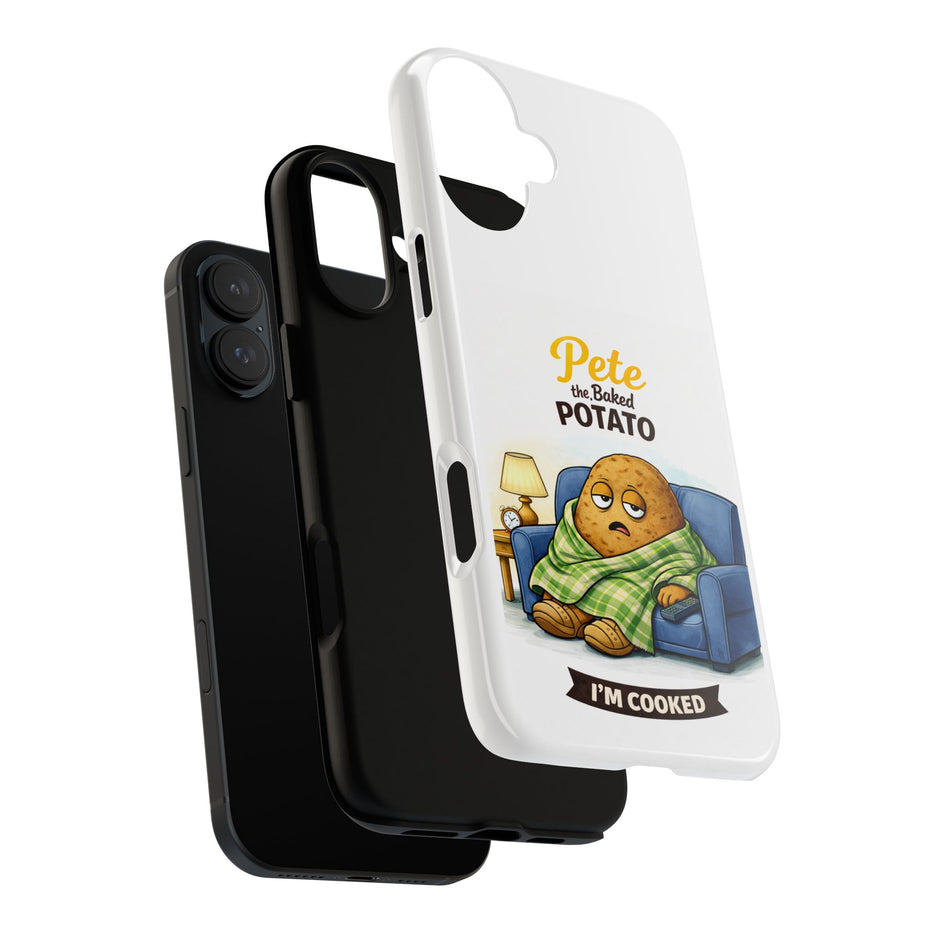 Phone Case — "Pete the Baked Potato" Funny I'm Cooked Protective Cover
