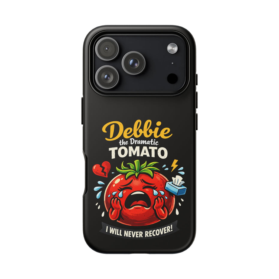 Debbie the Dramatic Tomato Phone Case — Funny Cute Protective iPhone Cover