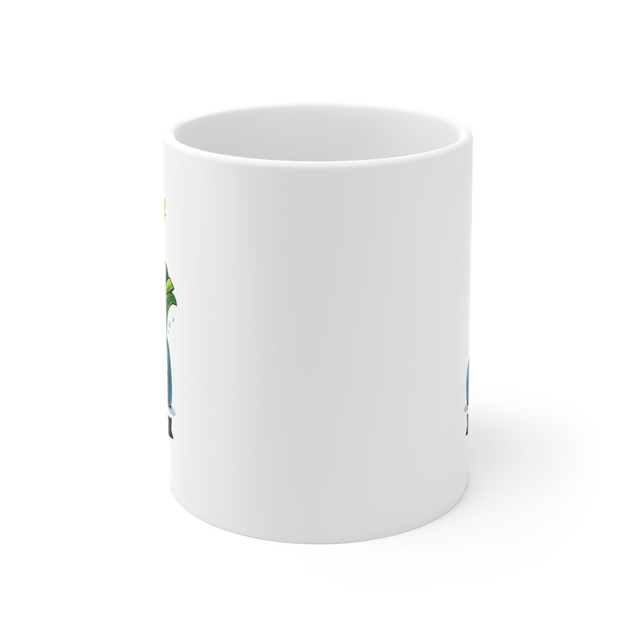 Larry the Lazy Leek | Funny Vegetable Mug