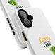 Cute 'Larry the Lazy Leek' Phone Case – Funny Vegetable Cartoon Tough Case, 