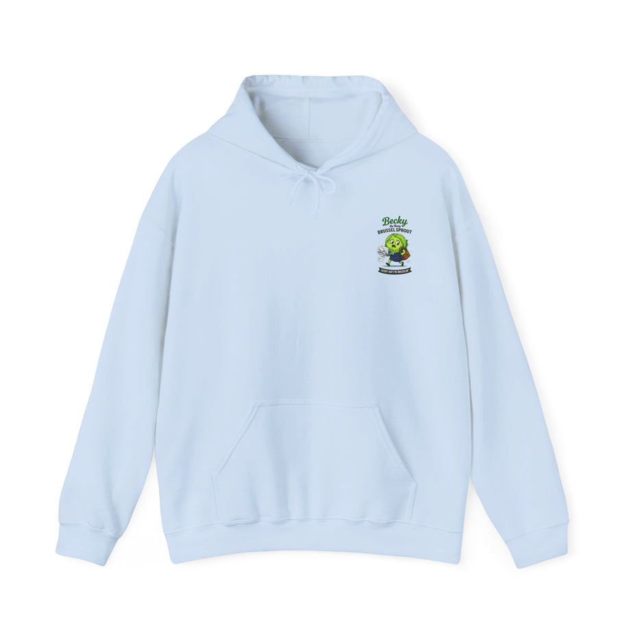 Becky the Busy Brussel Sprout | Funny Vegetable Hoodie