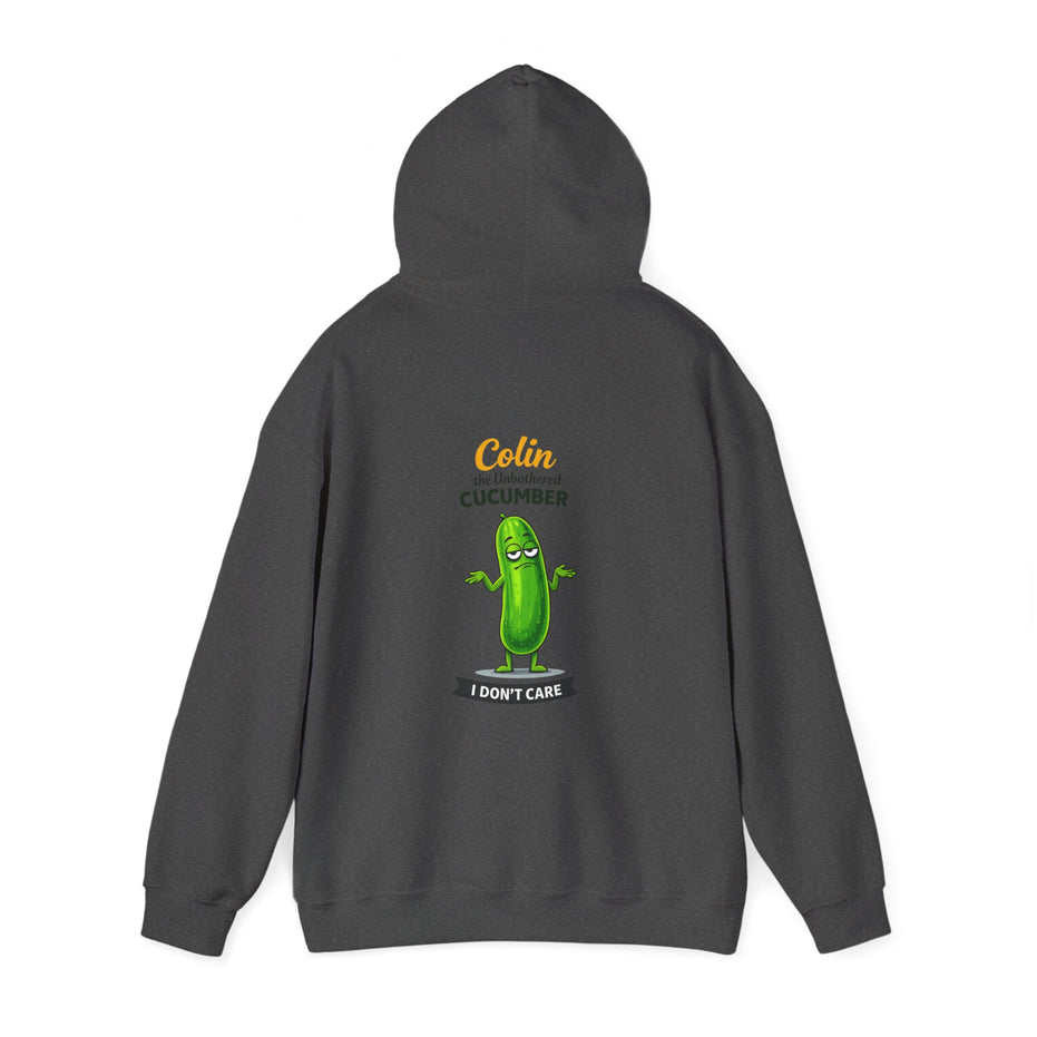 Colin the Unbothered Cucumber | Funny Vegetable Hoodie