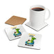 Larry the Lazy Leek | Funny Vegetable Coaster Set