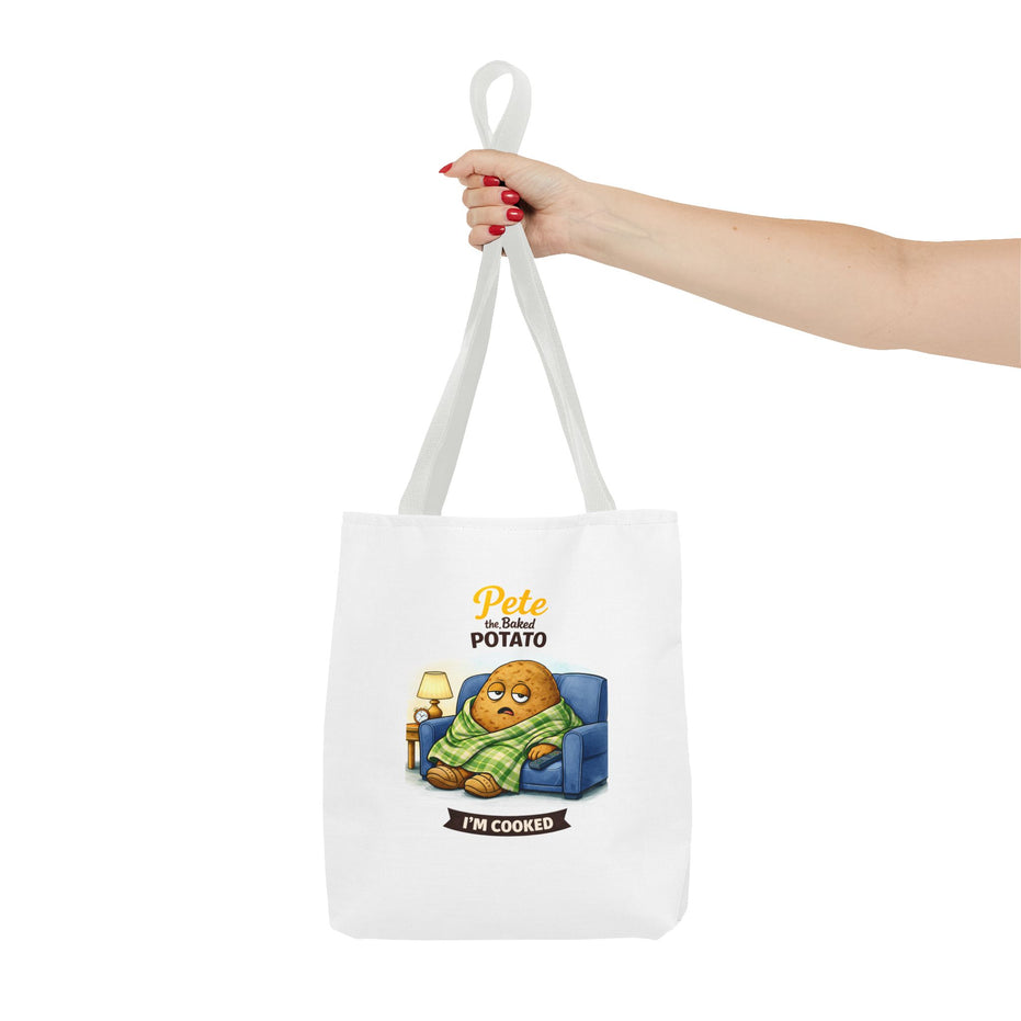 Pete the Baked Potato | Funny Vegetable Tote Bag