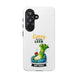 Cute 'Larry the Lazy Leek' Phone Case – Funny Vegetable Cartoon Tough Case, 
