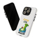 Cute 'Larry the Lazy Leek' Phone Case – Funny Vegetable Cartoon Tough Case, 
