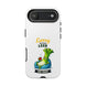 Cute 'Larry the Lazy Leek' Phone Case – Funny Vegetable Cartoon Tough Case, 