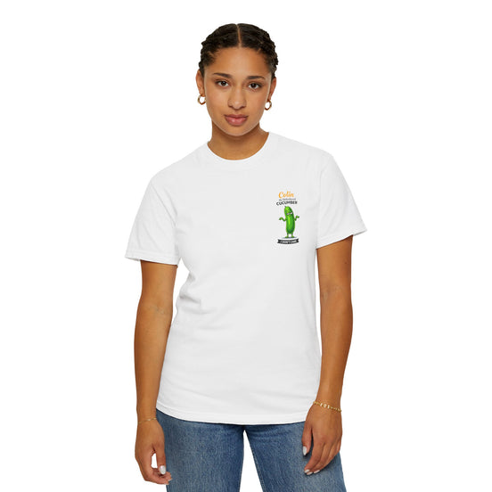 Colin the Unbothered Cucumber | Funny Vegetable T Shirt