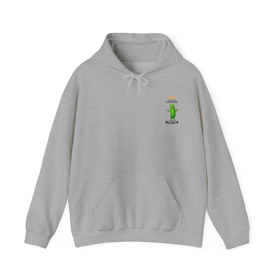 Colin the Unbothered Cucumber | Funny Vegetable Hoodie