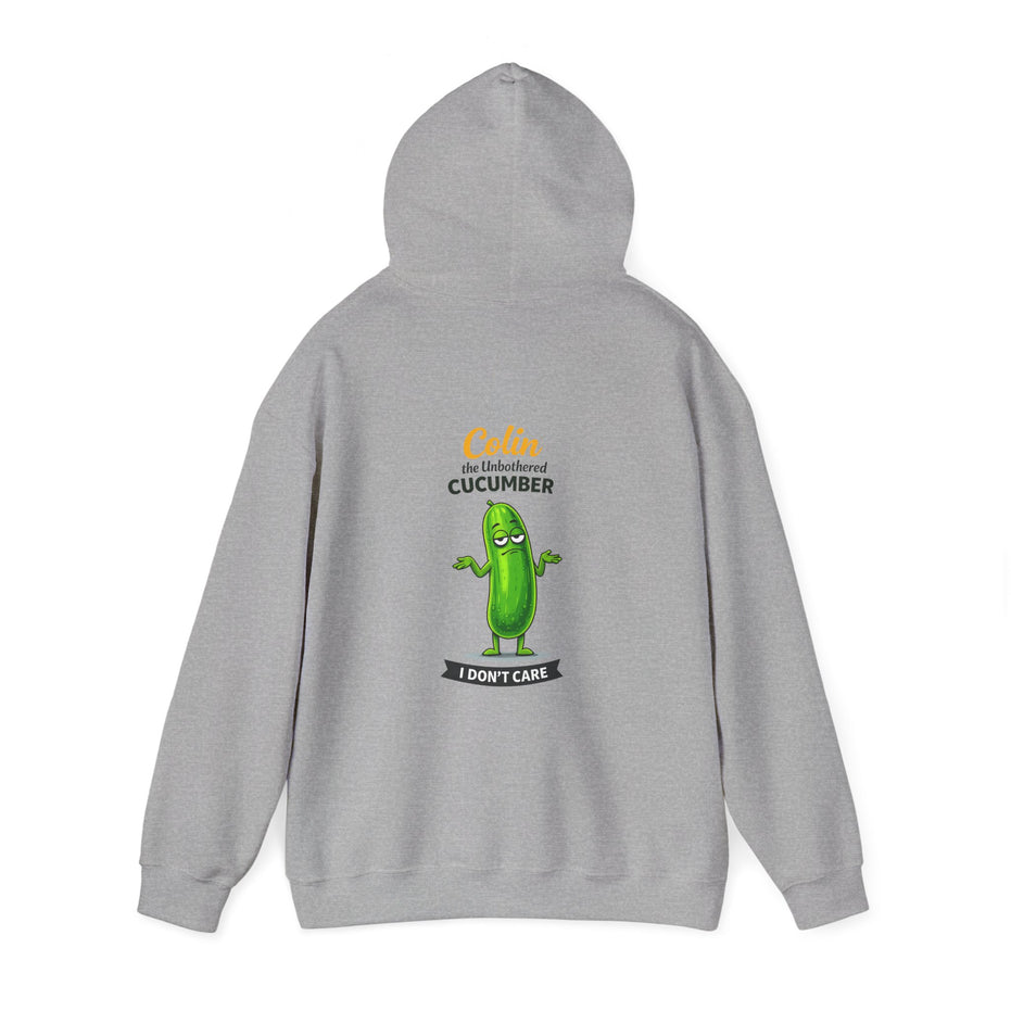 Colin the Unbothered Cucumber | Funny Vegetable Hoodie
