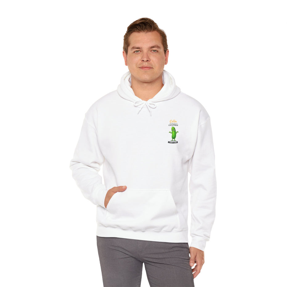 Colin the Unbothered Cucumber | Funny Vegetable Hoodie