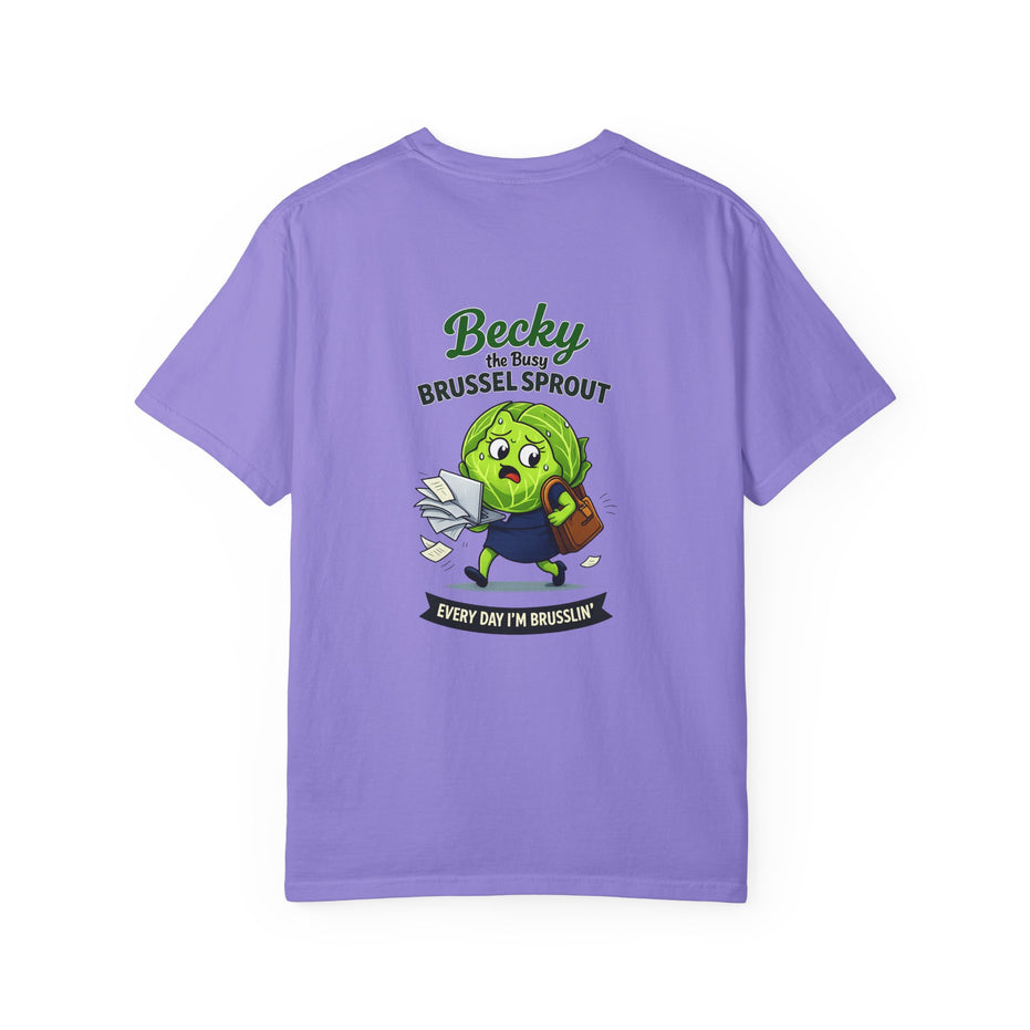 Becky the Busy Brussel Sprout | Funny Vegetable T Shirt