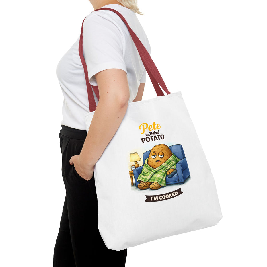 Pete the Baked Potato | Funny Vegetable Tote Bag