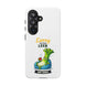 Cute 'Larry the Lazy Leek' Phone Case – Funny Vegetable Cartoon Tough Case, 