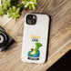 Cute 'Larry the Lazy Leek' Phone Case – Funny Vegetable Cartoon Tough Case, 