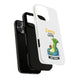 Cute 'Larry the Lazy Leek' Phone Case – Funny Vegetable Cartoon Tough Case, 