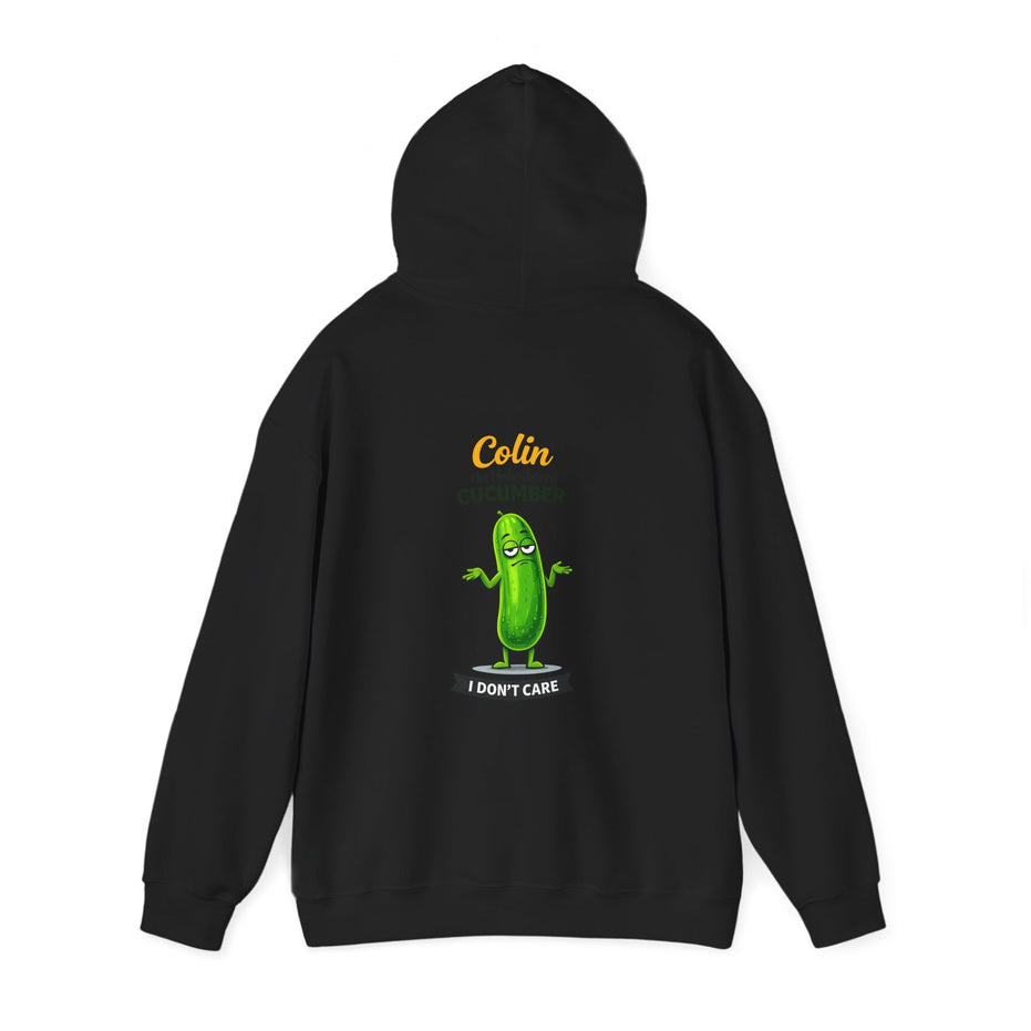 Colin the Unbothered Cucumber | Funny Vegetable Hoodie