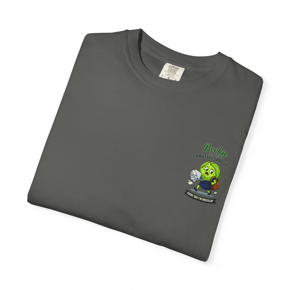 Becky the Busy Brussel Sprout | Funny Vegetable T Shirt