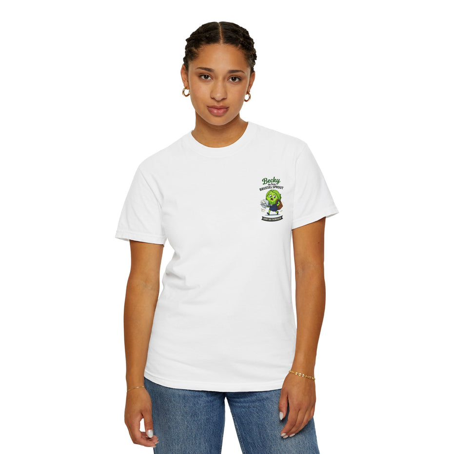 Becky the Busy Brussel Sprout | Funny Vegetable T Shirt