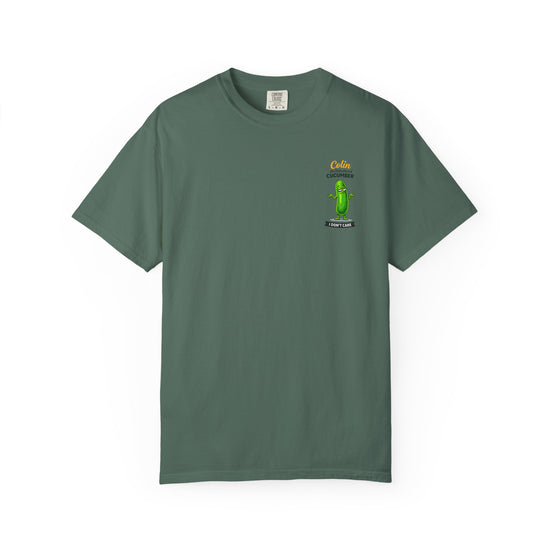 Colin the Unbothered Cucumber | Funny Vegetable T Shirt