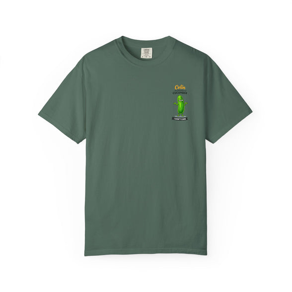 Colin the Unbothered Cucumber | Funny Vegetable T Shirt