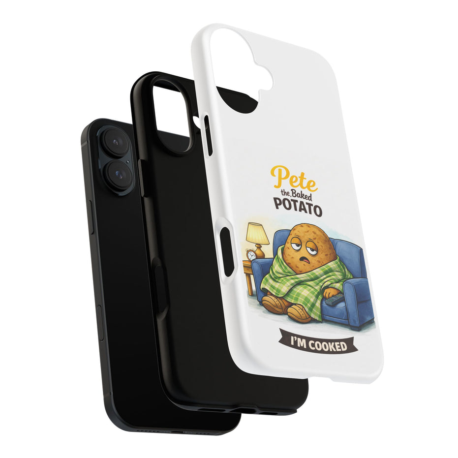 Phone Case — "Pete the Baked Potato" Funny I'm Cooked Protective Cover
