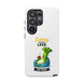 Cute 'Larry the Lazy Leek' Phone Case – Funny Vegetable Cartoon Tough Case, 