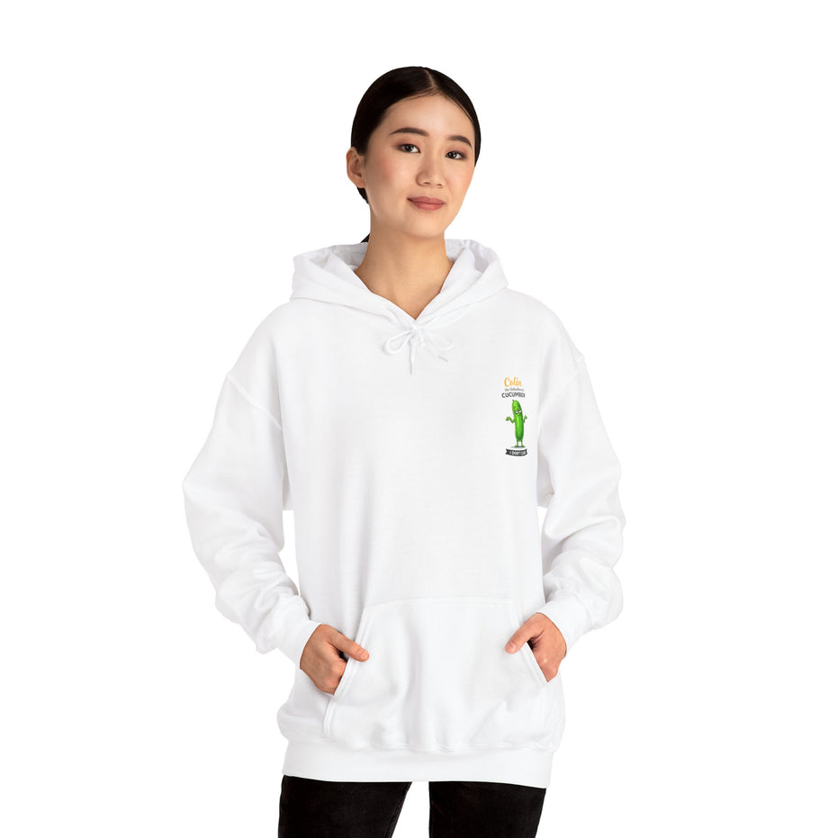 Colin the Unbothered Cucumber | Funny Vegetable Hoodie