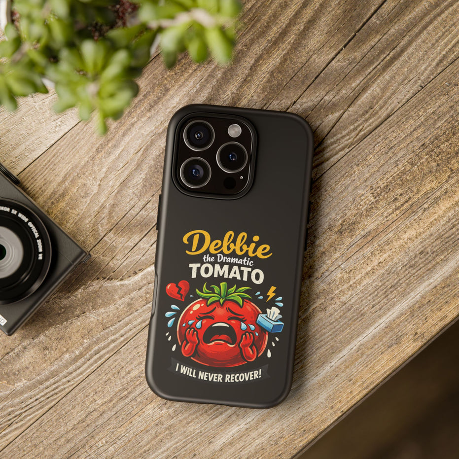 Debbie the Dramatic Tomato Phone Case — Funny Cute Protective iPhone Cover