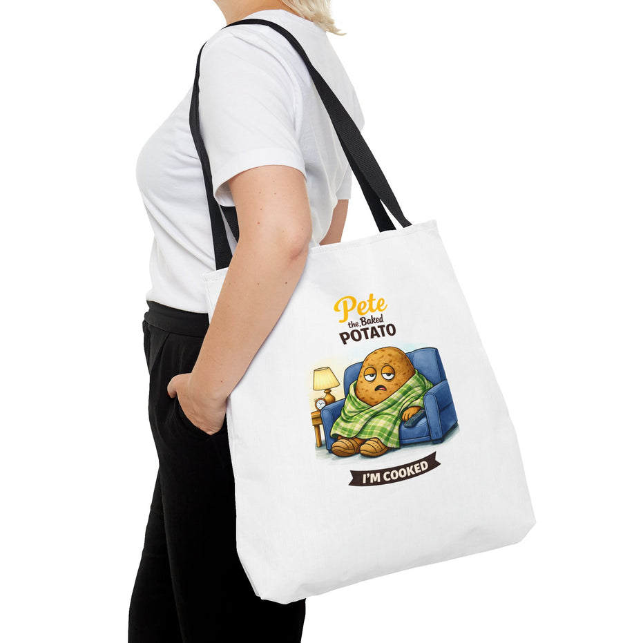 Pete the Baked Potato | Funny Vegetable Tote Bag