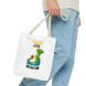 Larry the Lazy Leek | Funny Vegetable Tote Bag